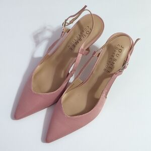 Journee Collection Women's Pink Slingback Heels